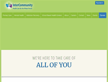 Tablet Screenshot of intercommunityct.org